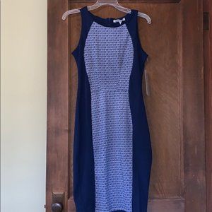 DAISY Fuentes blue sleeveless dress